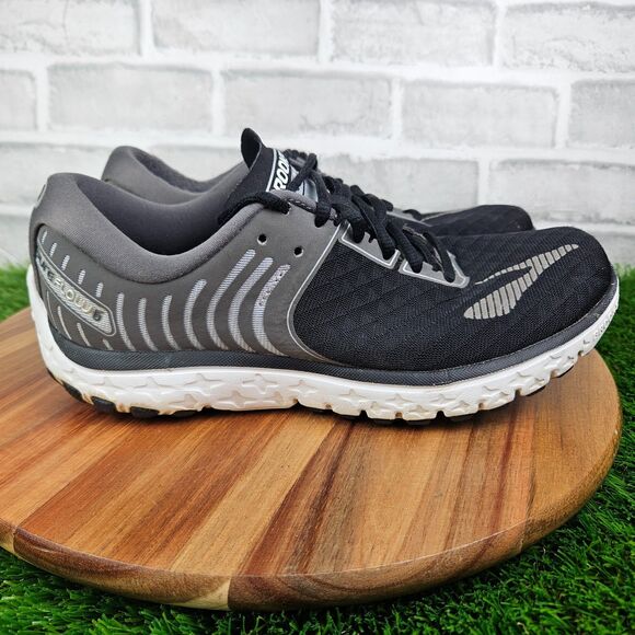 Brooks PureFlow 6 Shoes Womens Size 8.5 B Black Running Sneakers 1202371B002 - Picture 1 of 14